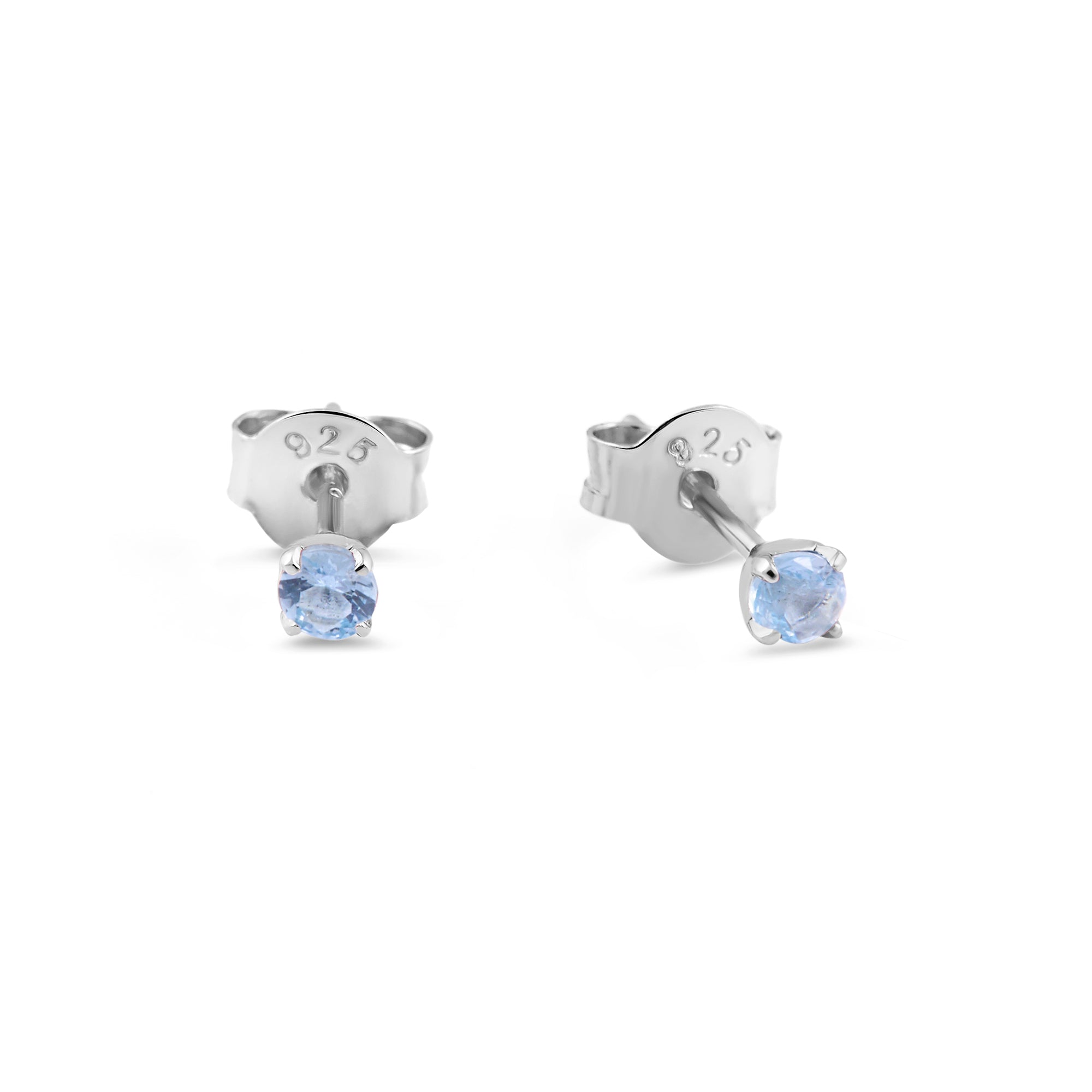 Exquisite Blue Topaz Stud Earrings for Women - 925 Sterling Silver Elegant Jewelry Gift for Her - Perfect for Weddings, Parties & Everyday Wear