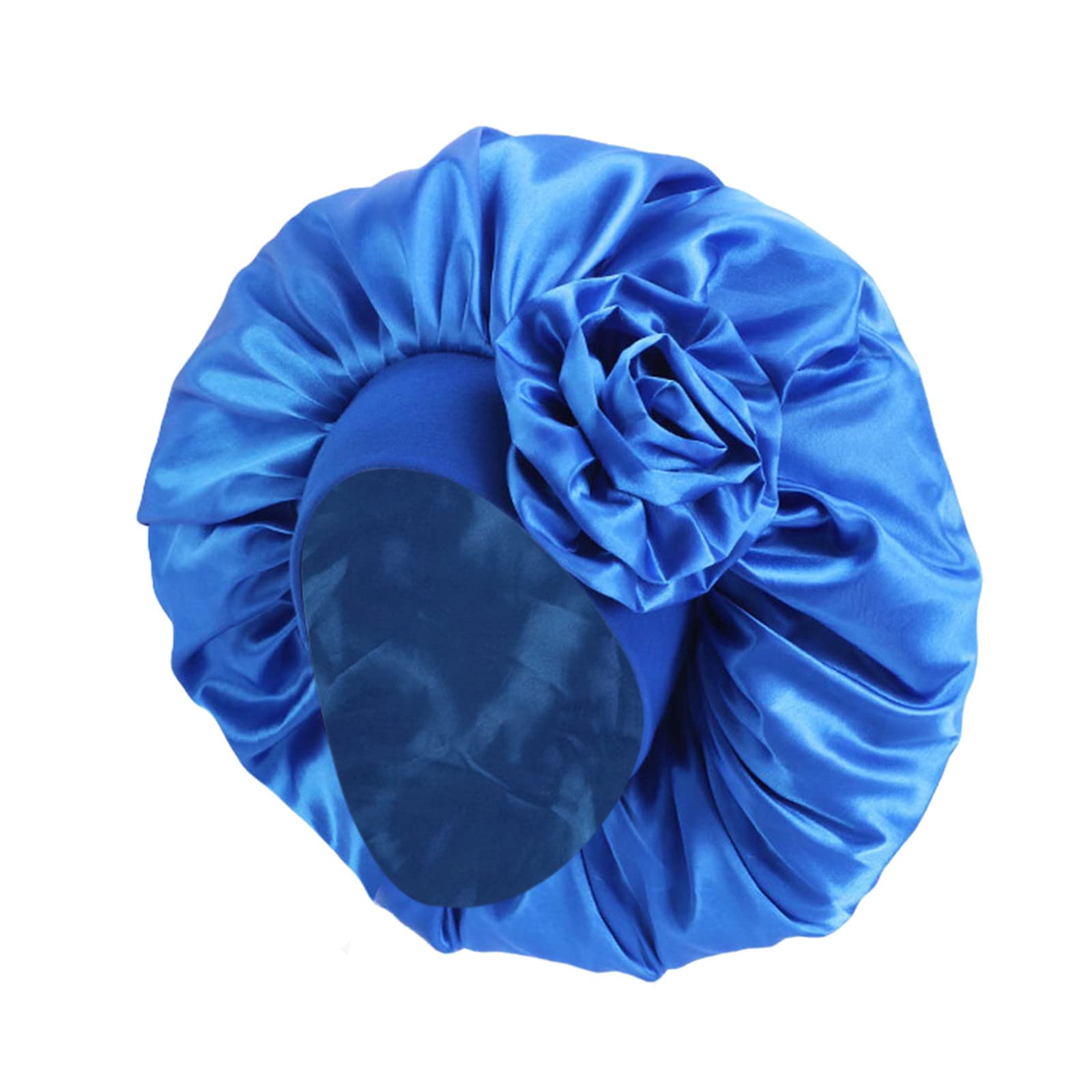 Breathable Sleep Hat for Men - Adjustable Loose & Tight Fit Double Layer with Satin Lining | Comfortable Night Cap for Travel, Meditation & Relaxation