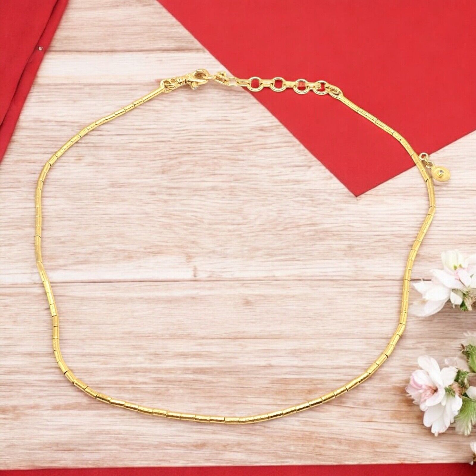 Authentic Gurhan 24K Yellow Gold Diamond Lentil Necklace - Luxury Jewelry for Women, Perfect for Weddings, Anniversaries & Special Occasions