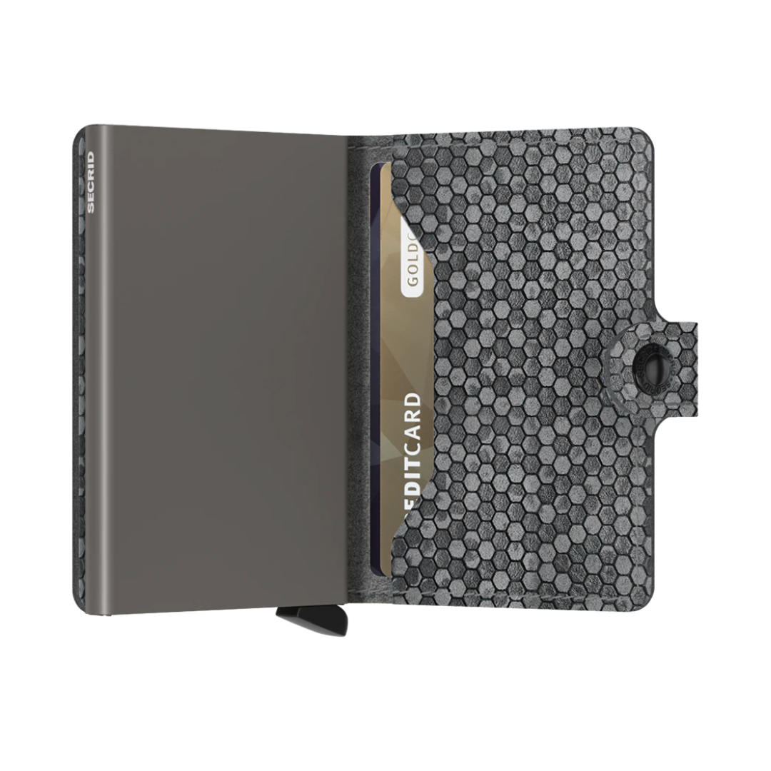 SECRID Miniwallet Hexagon - RFID Blocking Slim Wallet for Men & Women | Compact & Secure Card Holder for Everyday Use & Travel