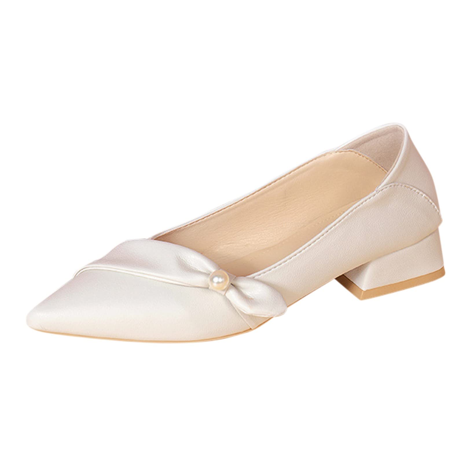 Women's Chunky Heel Pointed Toe Sandals - Comfortable Casual Shoes for Ladies Size 8.5 | Perfect for Summer Outfits, Beach Vacations & Date Nights