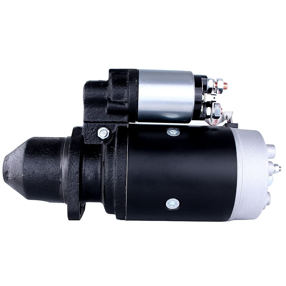 New 10 Tooth Starter Compatible with John Deere Industrial Engines 3164D 4039 8Ea726143001 - Heavy Duty Replacement for Tractors & Construction Equipment - Perfect for Farm, Worksite & Industrial Use