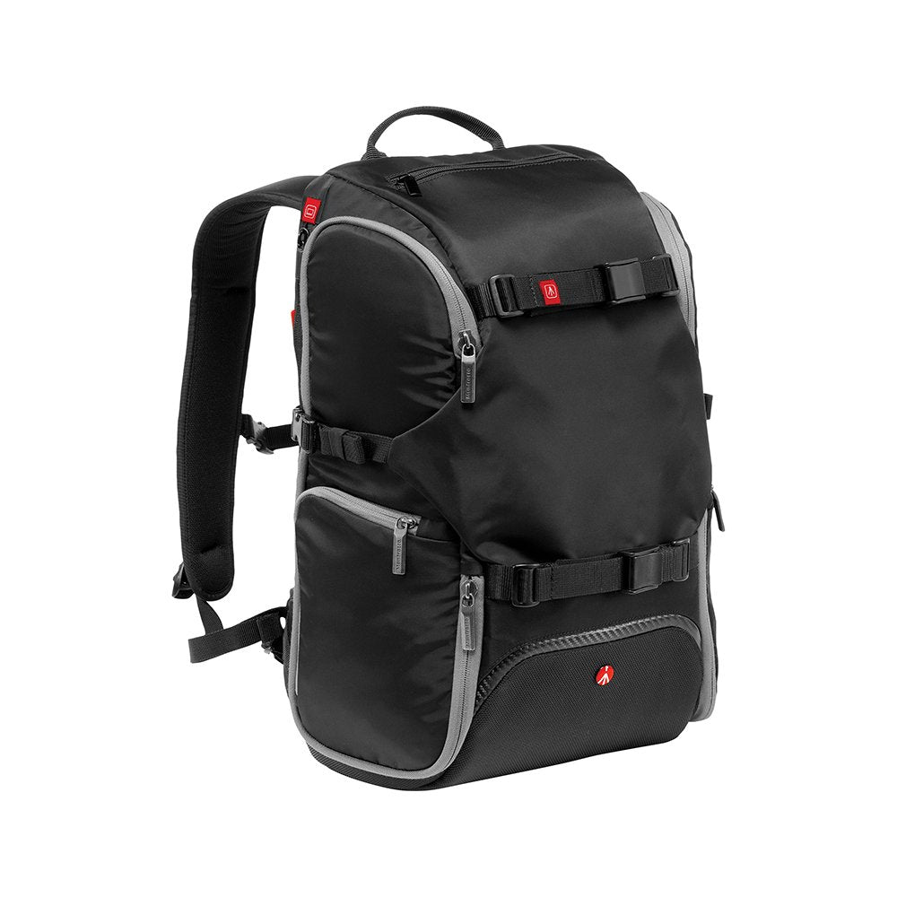 Manfrotto MB Advanced Travel Backpack - Professional Camera Backpack for DSLR & Mirrorless Cameras - Waterproof & Durable for Outdoor Photography, Hiking, Travel Adventures