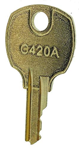 Disc Tumbler Cam Lock with Key - Nickel Plated C420A for Cabinets, Drawers & Mailboxes - Secure Storage Solution
