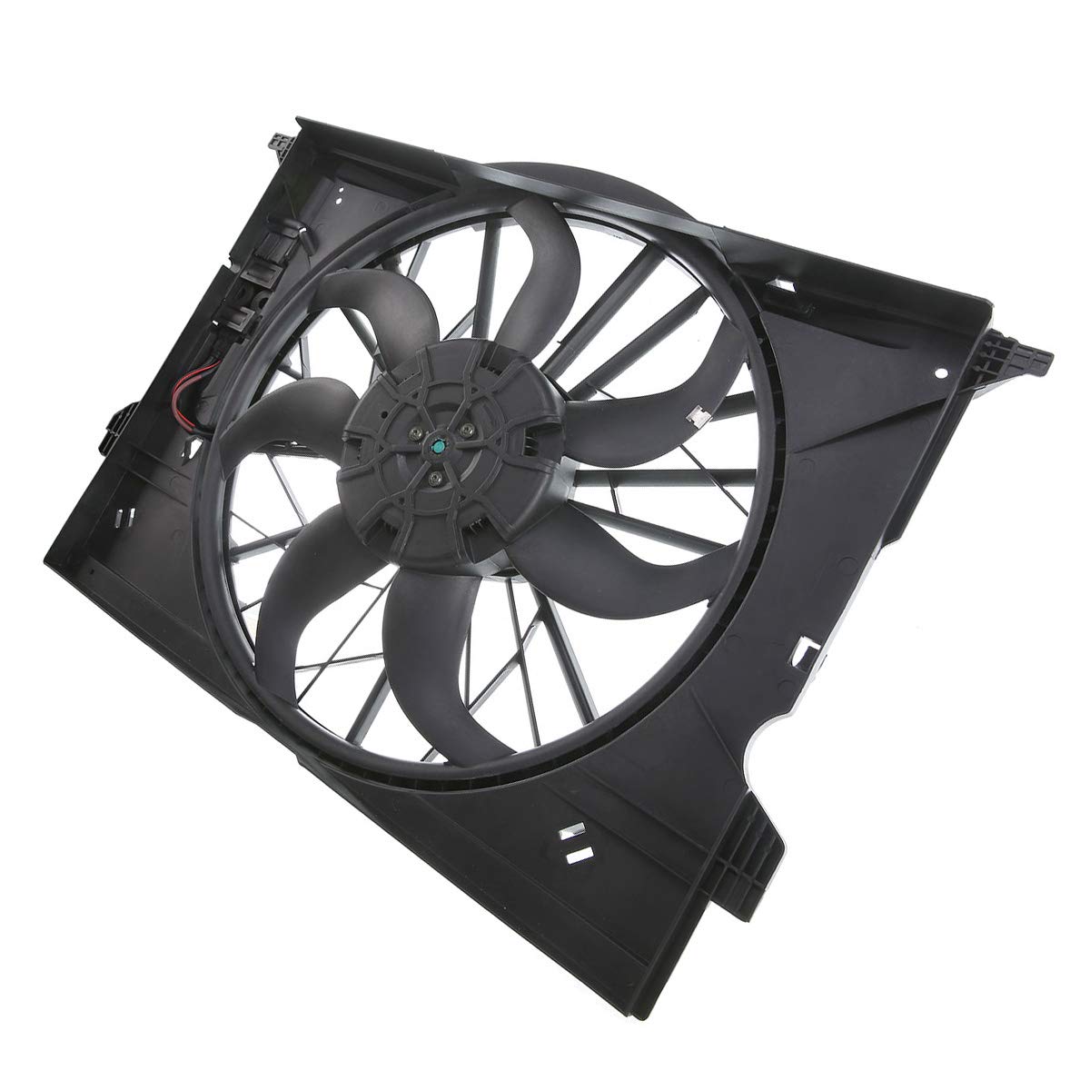 Premium Engine Radiator Cooling Fan Assembly Compatible with Mercedes-Benz W219 CLS350/CLS55 AMG/CLS550, W211 E320/E350/E500/E55 AMG/E550 - Replaces OEM# 211500169380, 0015004493 - Perfect for Engine Cooling & Overheating Prevention in Hot Weather & Heavy Traffic