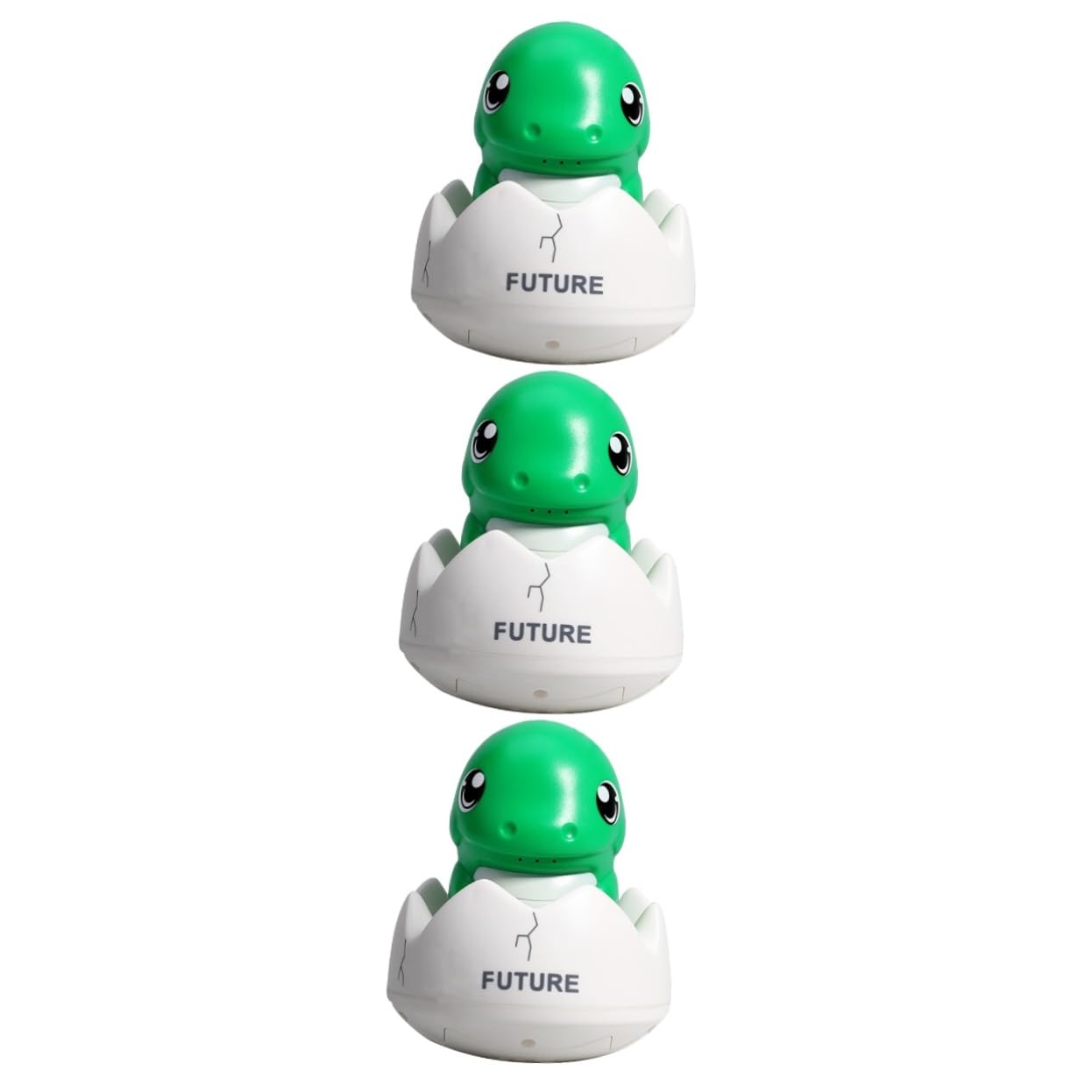 UPKOCH 3 Pack Dinosaur Bath Toys for Kids - Fun Plastic Bathtub Toys for Toddlers & Children (Green) | Perfect for Bath Time Play, Sensory Learning & Pool Parties