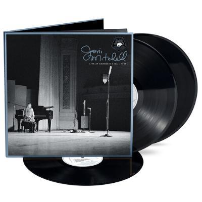 Joni Mitchell Live at Carnegie Hall Triple Vinyl LP Record - Limited Edition 180g Audiophile Vinyl for Music Collectors & Jazz Enthusiasts - Perfect for Home Listening, Gifts & Vinyl Collections