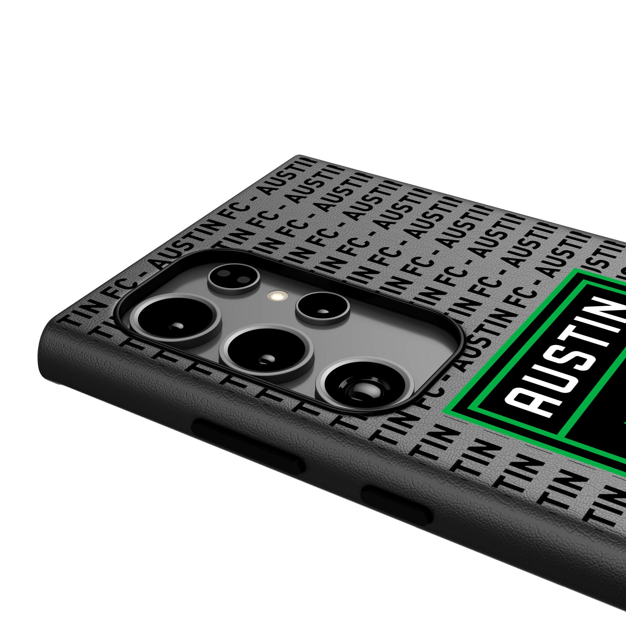 Austin FC Text Backdrop MagSafe Compatible Phone Case for Samsung Galaxy S21/S22/S23 - Perfect for Soccer Fans & Game Day Support
