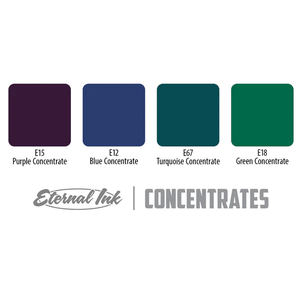 Eternal Tattoo Ink Concentrated Set - Professional Tattoo Supplies for Artists & Beginners | Perfect for Studio Work & Home Tattoo Practice