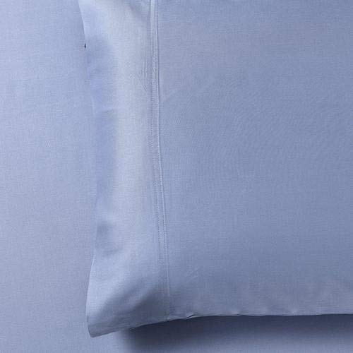 Premium Silky Bamboo-Cotton Blend Standard Size Pillowcase Set (2 Pack) - Ultra Soft & Breathable Bedding - Perfect for All-Season Comfort in Periwinkle Blue
