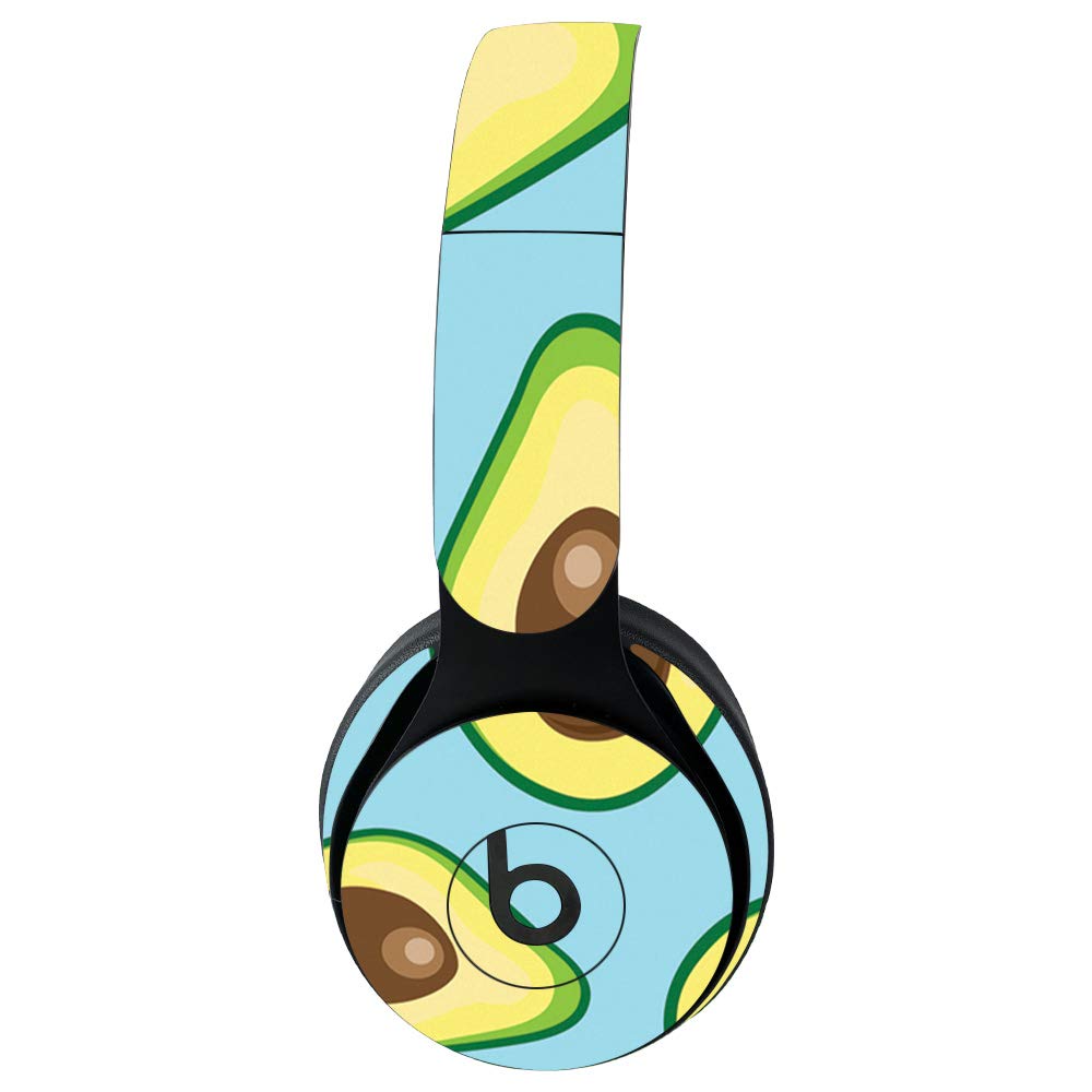 MightySkins Protective Vinyl Wrap Cover for Beats Solo Pro Wireless Headphones - Blue Avocados Design | Durable, Customizable Decal Skin | Easy to Apply & Remove | Made in USA | Perfect for Travel, Workouts & Personalization