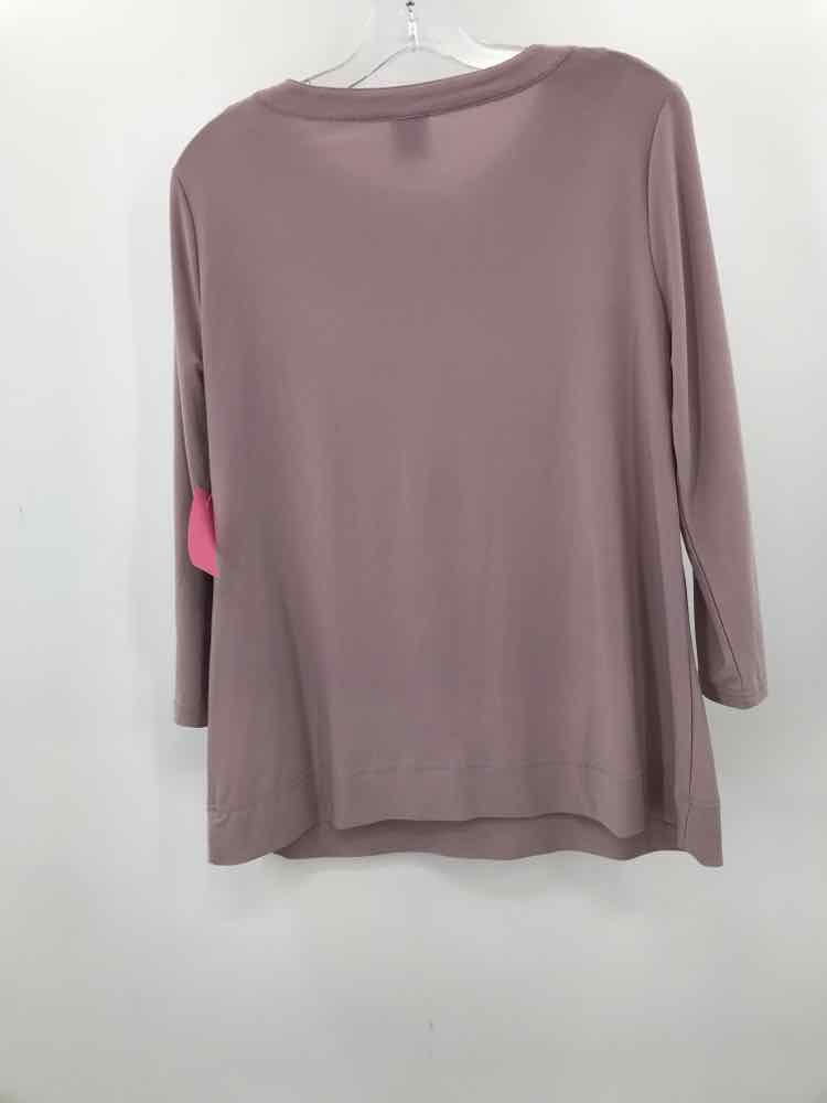 Pre-Owned Anne Klein Purple Blouse for Women Size Medium - Perfect for Office Wear & Casual Outfits