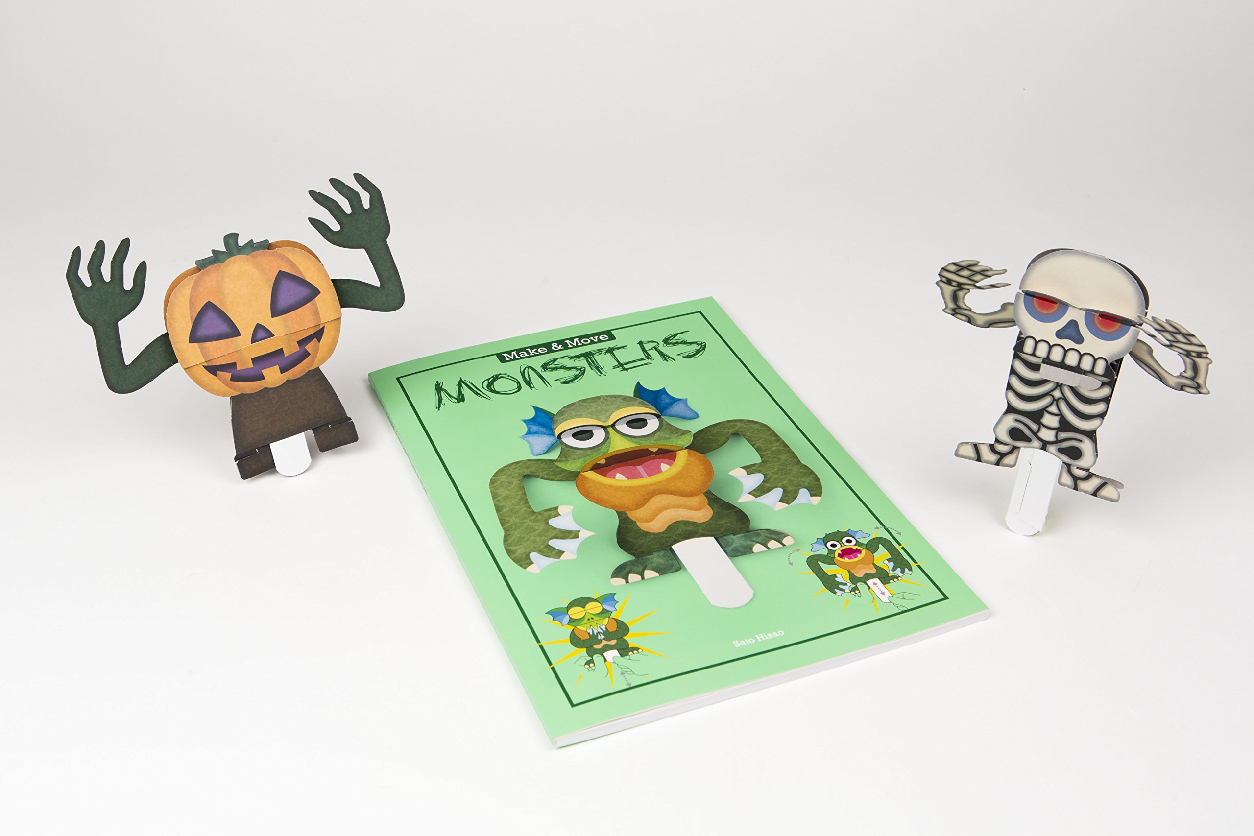 Make & Move: Monsters - 12 DIY Paper Puppets for Kids to Press Out & Play | Fun Creative Craft Activity for Birthday Parties & Classroom Projects
