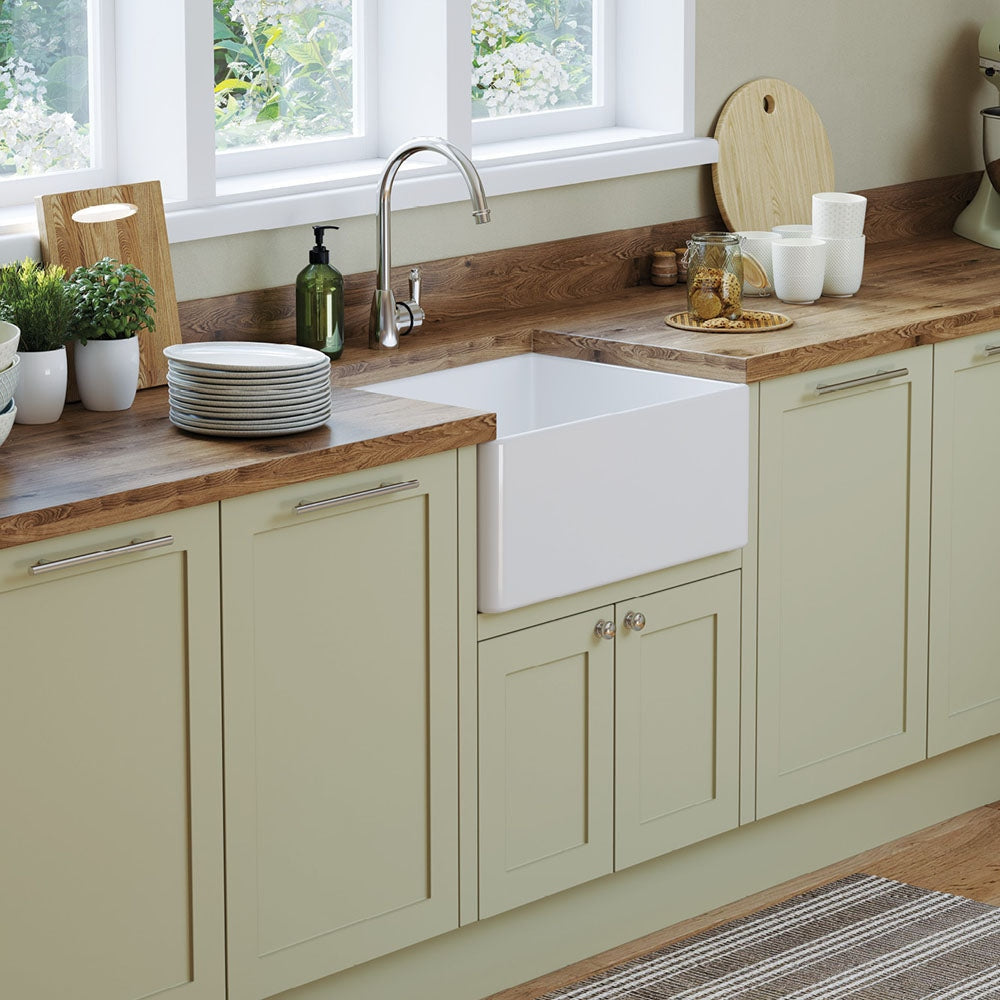Fienza 68704 Olivia Small Single Butler Sink 24