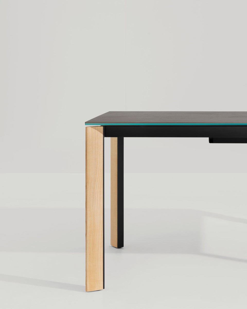 Midj Extendable Dining Table with Blades - Expandable for Small Spaces, Perfect for Apartments & Family Gatherings