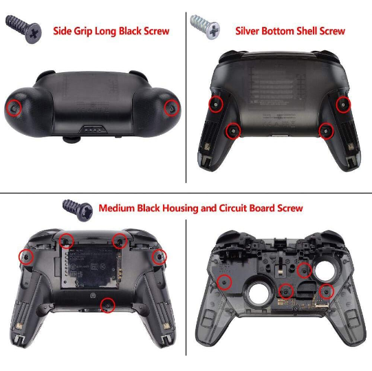 eXtremeRate Glacier Blue Replacement Faceplate & Backplate for Nintendo Switch Pro Controller - Customize Your Gaming Setup for Enhanced Play