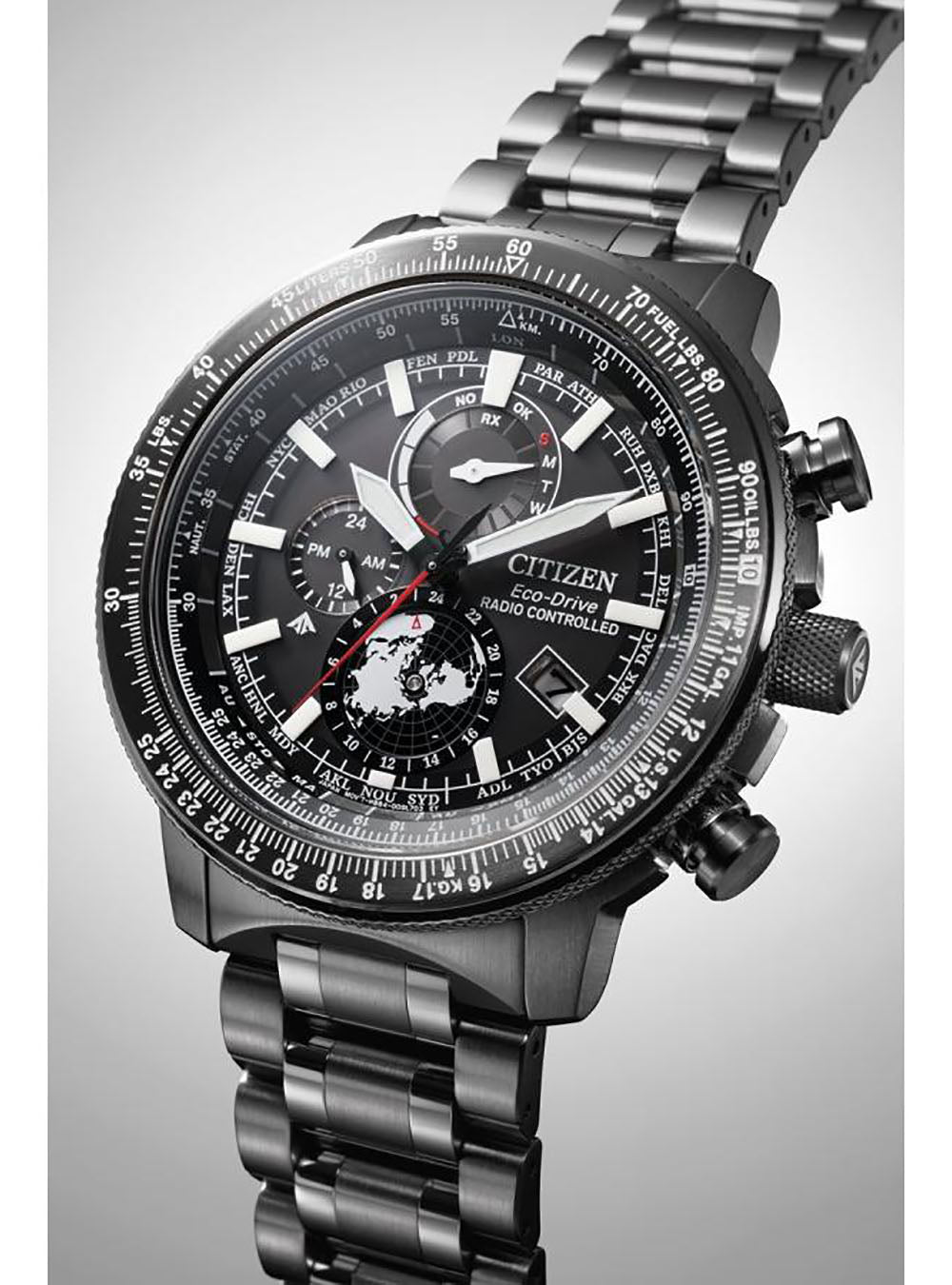 CITIZEN PROMASTER SKY Eco-Drive GEO TREKKER BY3005-56G Men's Solar-Powered Watch with Japan Movement - Perfect for Hiking, Travel & Outdoor Adventures