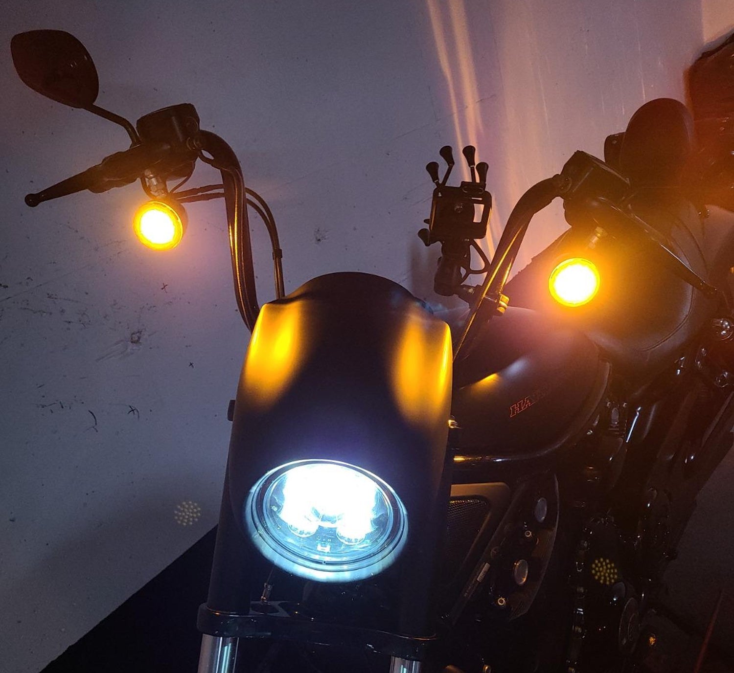 2 Pack White/Amber 1157 Switchback LED Turn Signal Lights for Harley Davidson Motorcycles - Compatible with Touring, Softail, Dyna Models - Daytime Running Lights & Turn Signals
