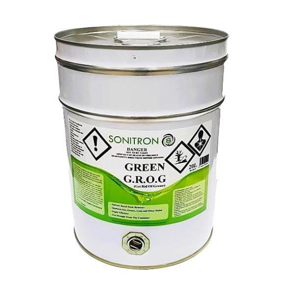 Sonitron Green GROG Carpet Cleaner Pre-Spray Solution | Eco-Friendly Stain Remover for Carpets & Upholstery | Perfect for Home, Office & Pet Stain Removal