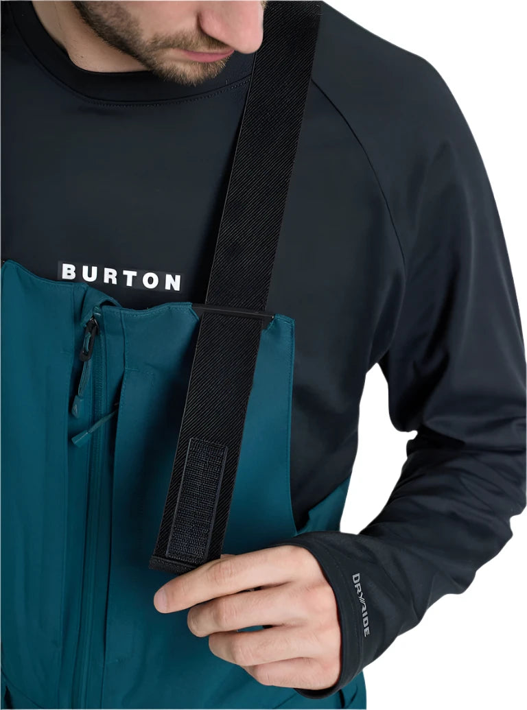 Burton Reserve Bib Snow Pants 2025 - Waterproof & Insulated Ski Bibs for Men & Women - Perfect for Snowboarding, Skiing & Winter Outdoor Adventures