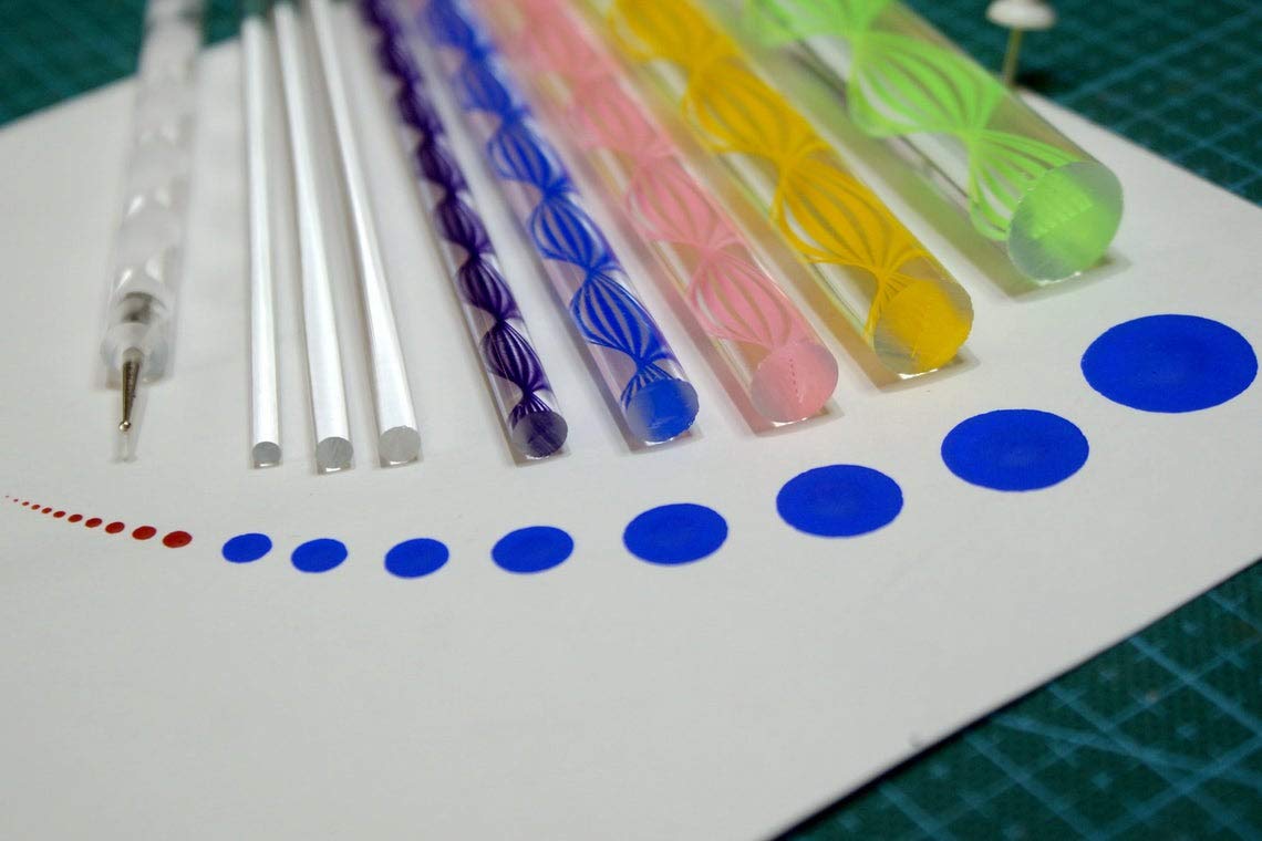 13-Piece Mandala Dot Painting Tool Kit - 8 Acrylic Mandala Tools & 5 Dotting Pens for DIY Art, Canvas Painting, and Rock Decor - Perfect for Beginners and Professional Artists