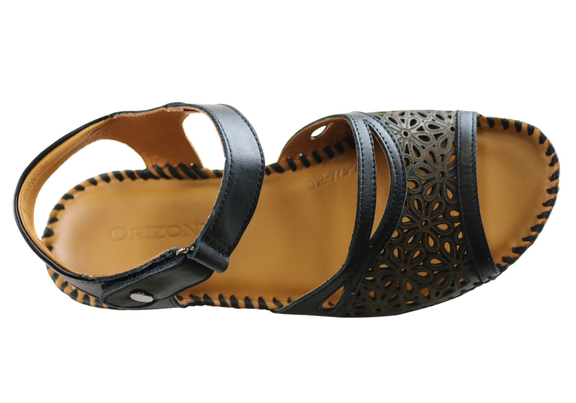 Orizonte Noble Women's European Comfortable Leather Sandals - Stylish Summer Walking Shoes for Beach, Vacation & Casual Outings