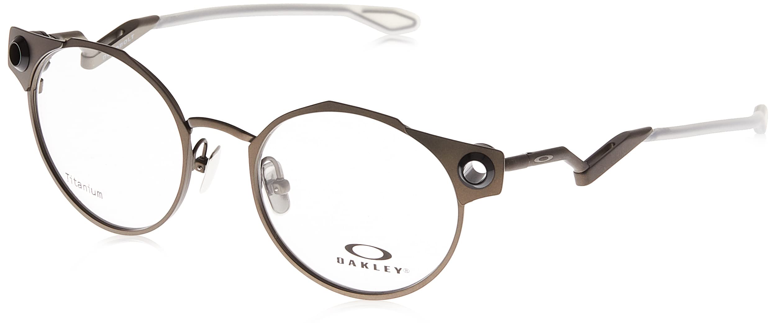 Oakley Men's Ox5141 Deadbolt Round Prescription Eyeglass Frames - Lightweight & Durable Eyewear for Work, Driving & Everyday Use