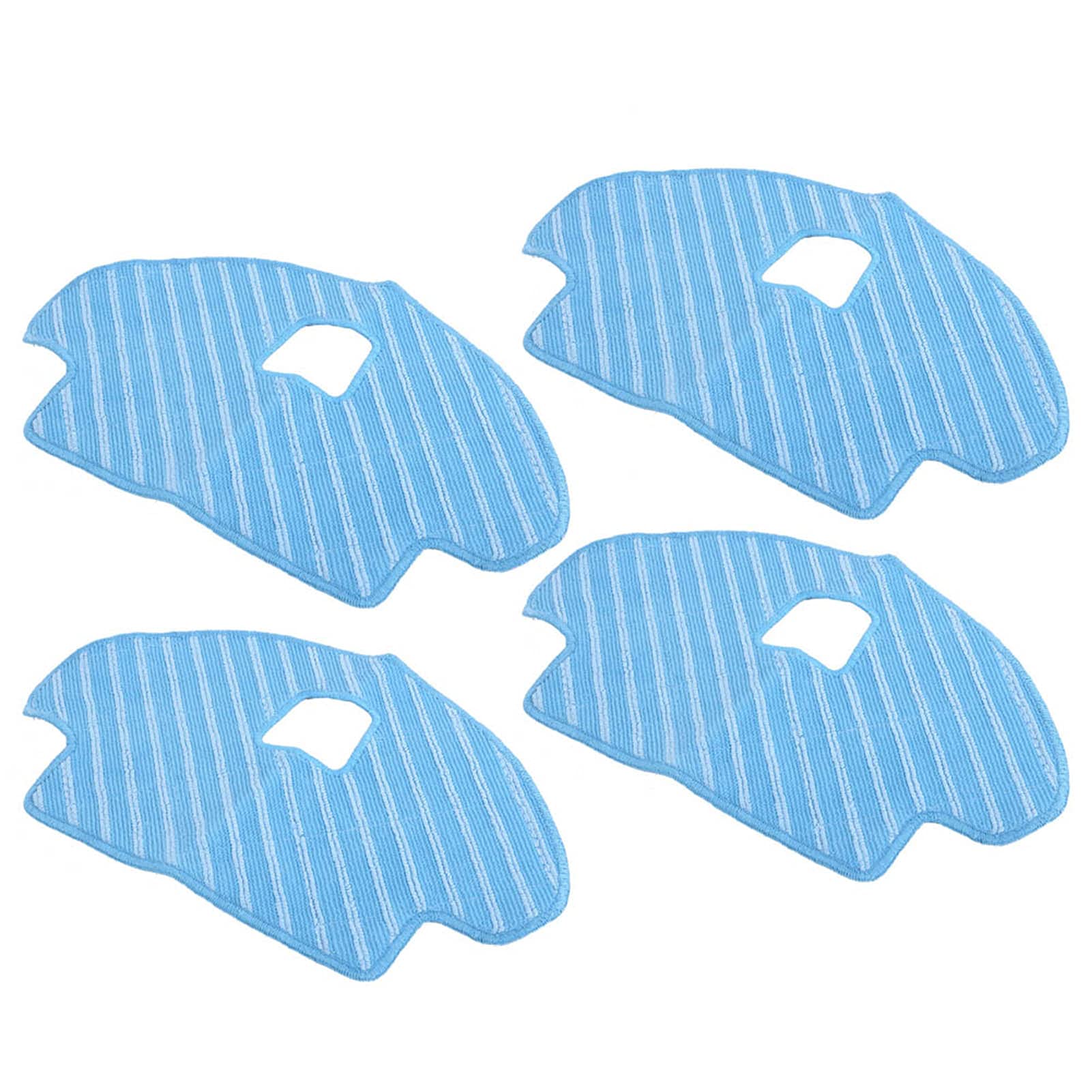 Haofy Mop Cloth Replacement Pads for Deebot Ozmo 930 & 610 Robotic Vacuum Cleaner - 4 Pack Washable Microfiber Cleaning Pads - Perfect for Hardwood Floors & Tile Cleaning