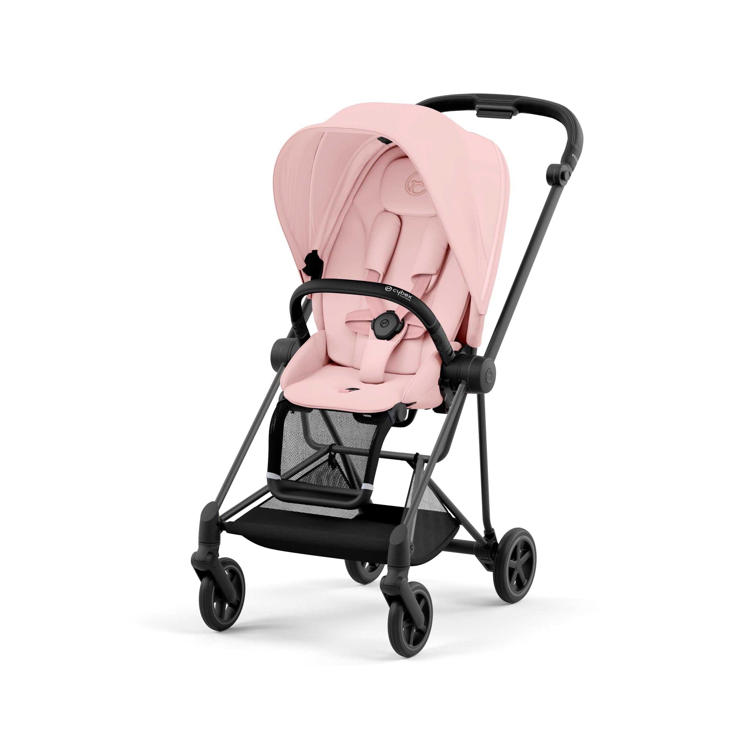 Cybex Mios 3 Complete Stroller in Matte Black - Lightweight Luxury Baby Stroller with Reversible Seat & All-Terrain Wheels | Perfect for City Walks, Travel & Everyday Use