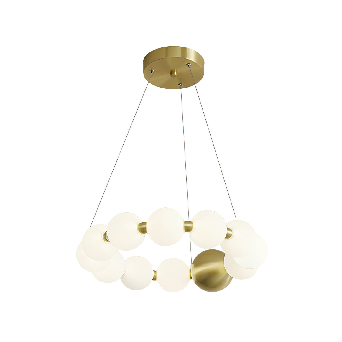 Aeyee Crystal Pearls Chandelier - Elegant Ceiling Light Fixture for Dining Room, Bedroom, Living Room & Wedding Decor