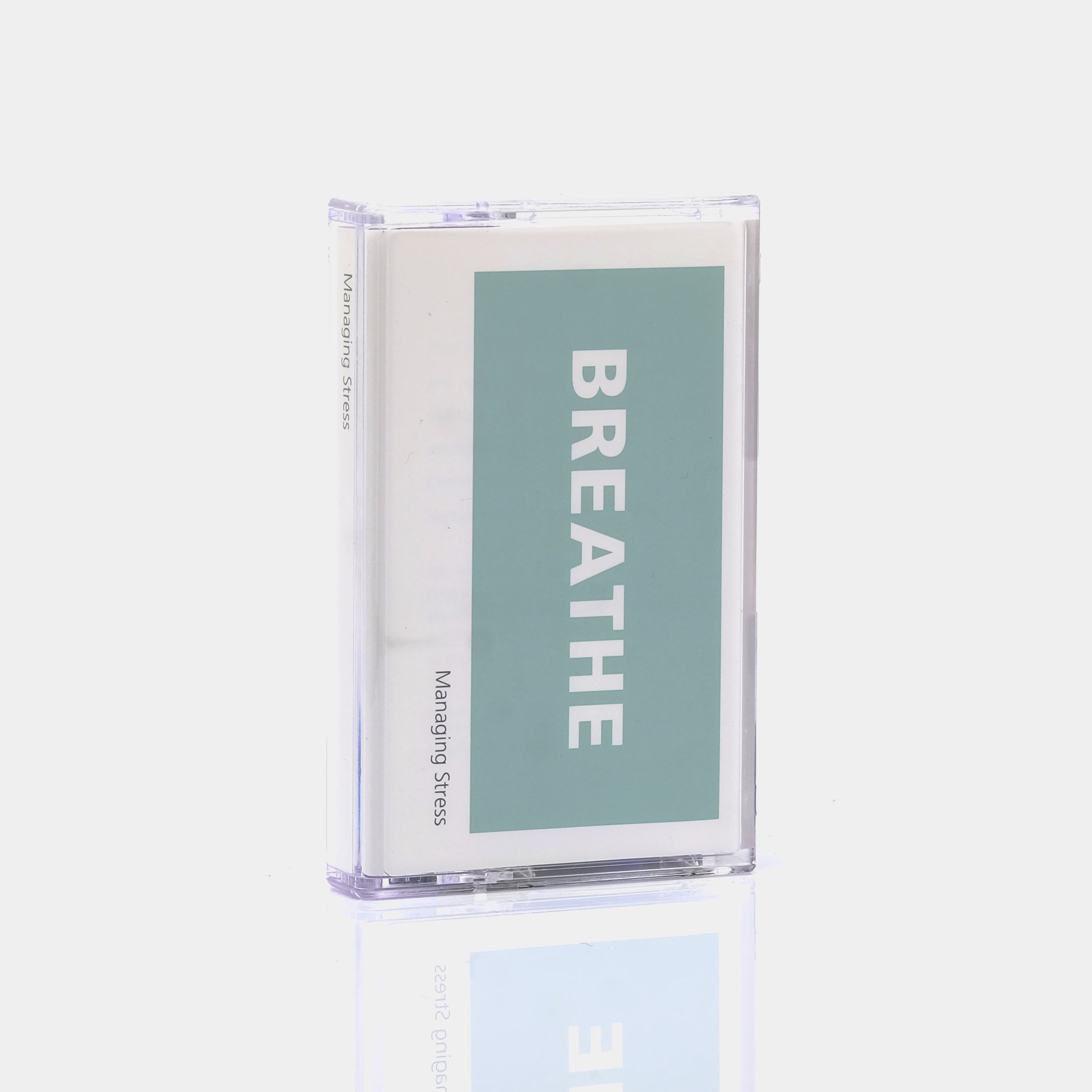 Breathe: Stress Management Guided Meditation Cassette Tape for Relaxation, Anxiety Relief & Mindfulness Practice at Home or Office
