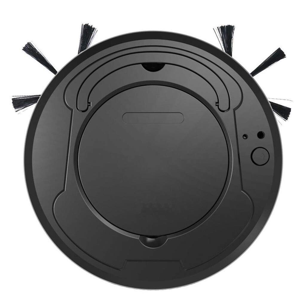 LXRZLS 1800Pa Smart Robot Vacuum Cleaner - 3-in-1 Sweeping, Mopping & Auto-Charging - Ideal for Hardwood Floors, Carpets & Pet Hair (Black)