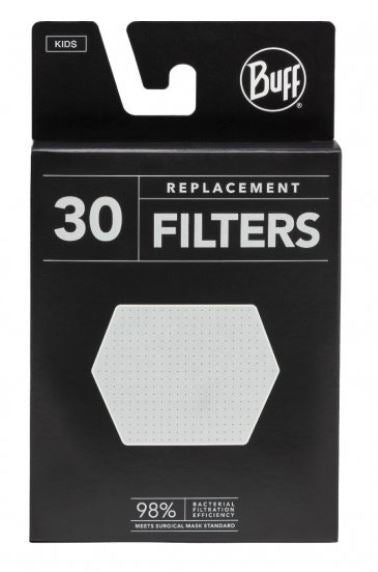 BUFF Replacement Filter for Kids - Washable & Reusable Face Mask Filters - Perfect for School, Playdates & Outdoor Activities
