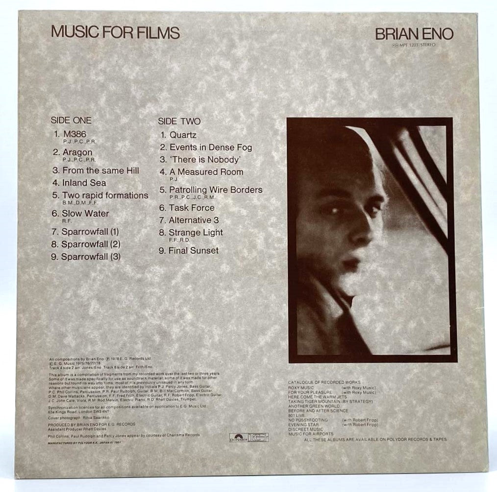 Brian Eno Ambient Music Albums & Vinyl Records - Relaxing, Meditative & Creative Soundscapes for Yoga, Study & Sleep
