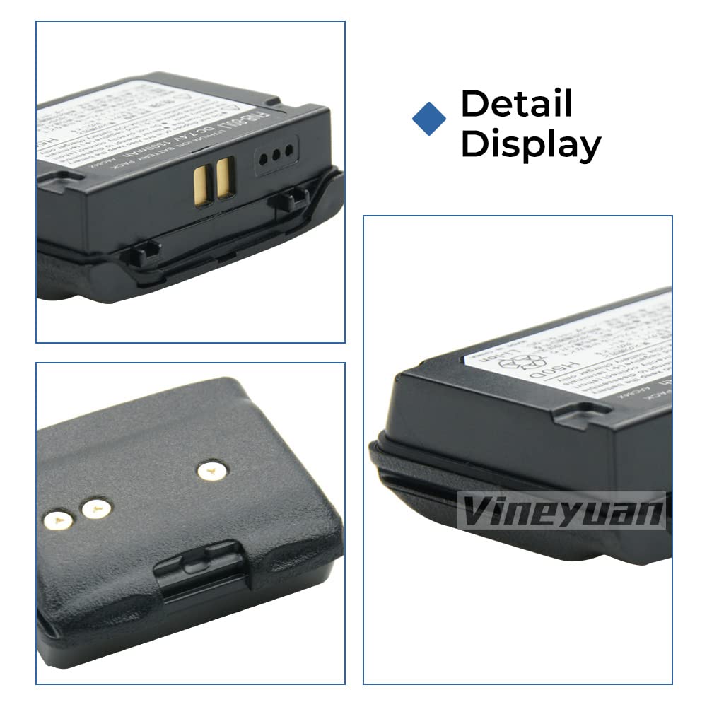 Yaesu Vertex VX-7R VX-6R VX-5R Replacement Battery - FNB-80Li FNB-58Li Compatible Two-Way Radio Battery for Walkie Talkies - Perfect for Outdoor Adventures, Construction Sites & Emergency Communication