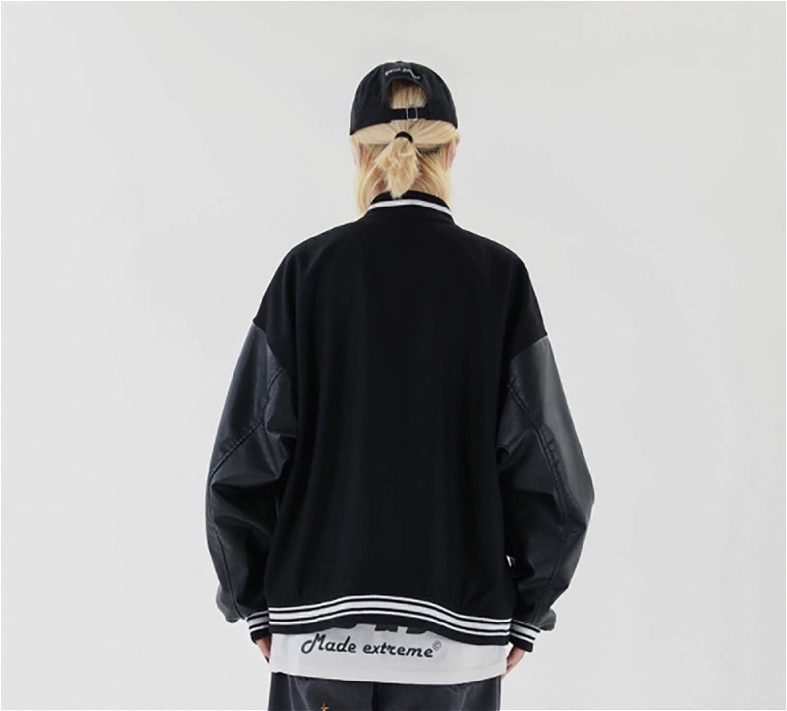 Men's Vintage Patchwork Quilted Baseball Jacket - Button-Up Bomber Style College Couple Coat for Casual Outings & Date Nights