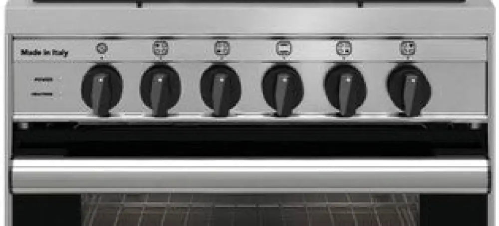 Glem GB534GE 53cm Stainless Steel Freestanding Dual Fuel Cooker - Gas & Electric Range for Home Kitchen Cooking, Baking & Roasting | Perfect for Apartments, Small Kitchens & Professional Chefs