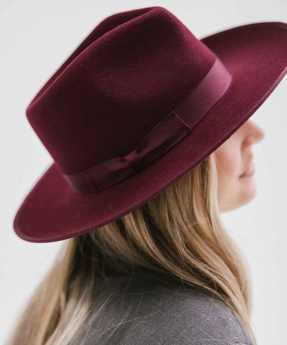 Monroe Rancher Fedora Hat for Men & Women - Western Style Cowboy Hat with Wide Brim - Perfect for Outdoor, Rodeo, and Country Music Events
