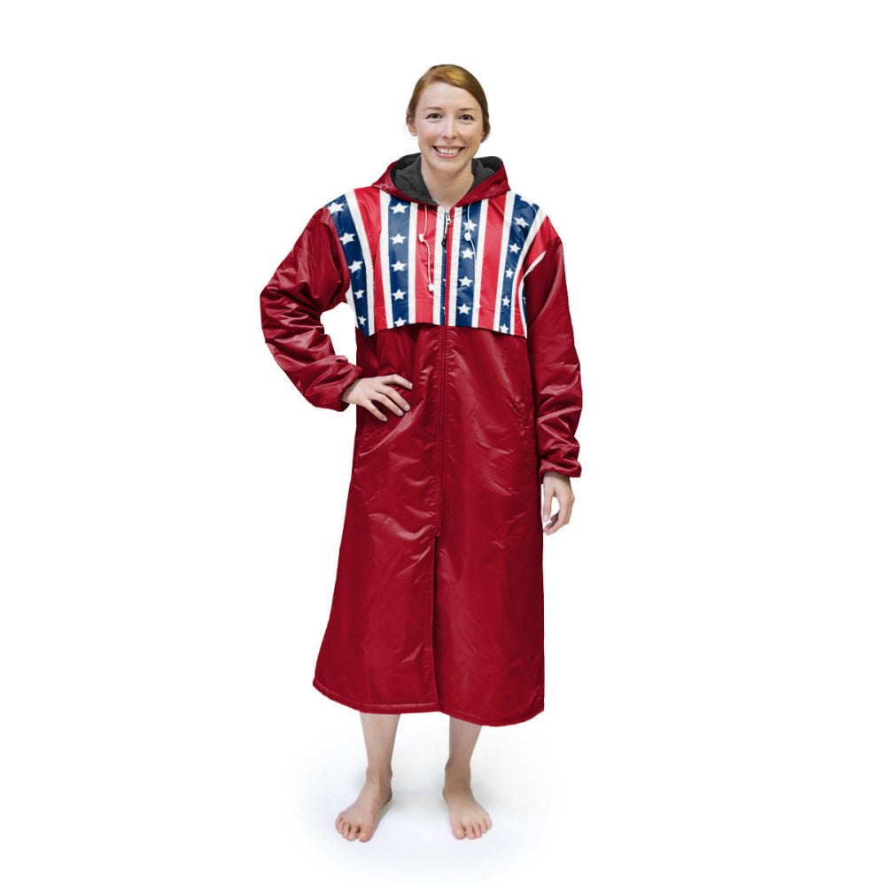 Spitz Swim Parka for Women & Men - Waterproof Beach Cover Up with Hood - Perfect for Pool, Beach, and Surfing