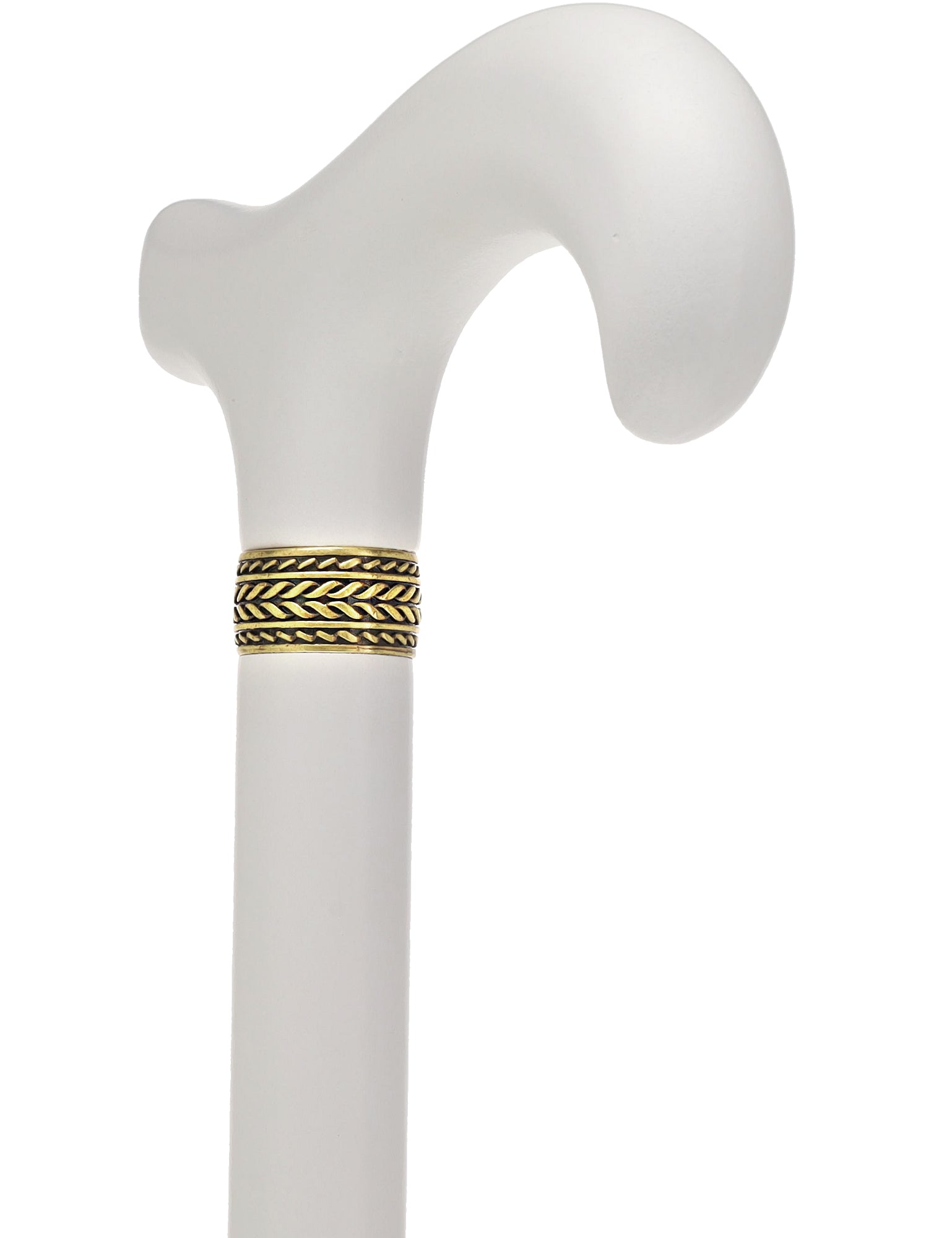 Premium White Derby Door Handle - Smooth Beechwood Shaft with High-Gloss Polish Finish | Elegant Upgrade for Interior Doors, Cabinets & Home Decor