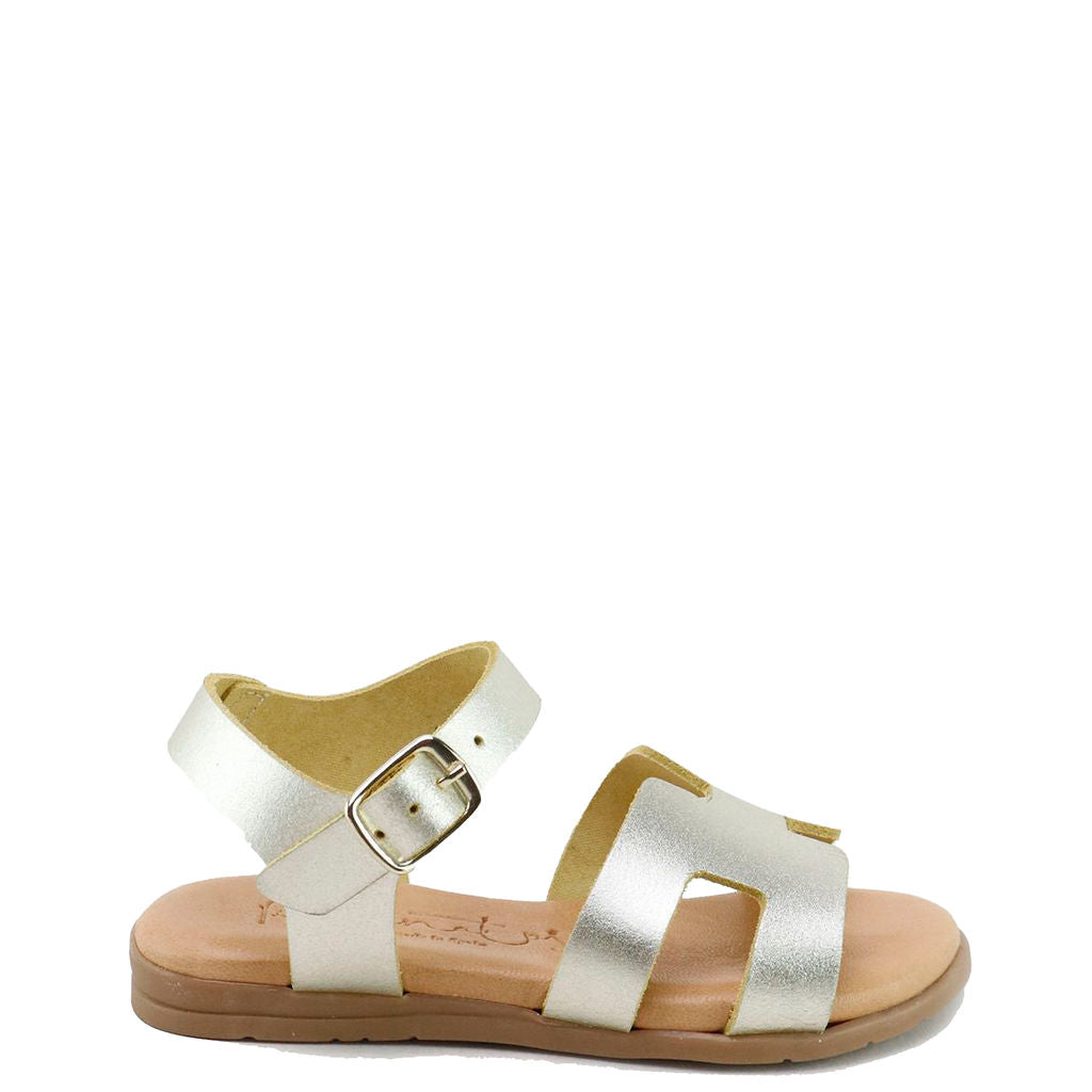 Papanatas Gold H Sandal - Women's Fashion Gladiator Sandals for Summer | Comfortable & Stylish | Perfect for Beach, Vacation, and Casual Outings