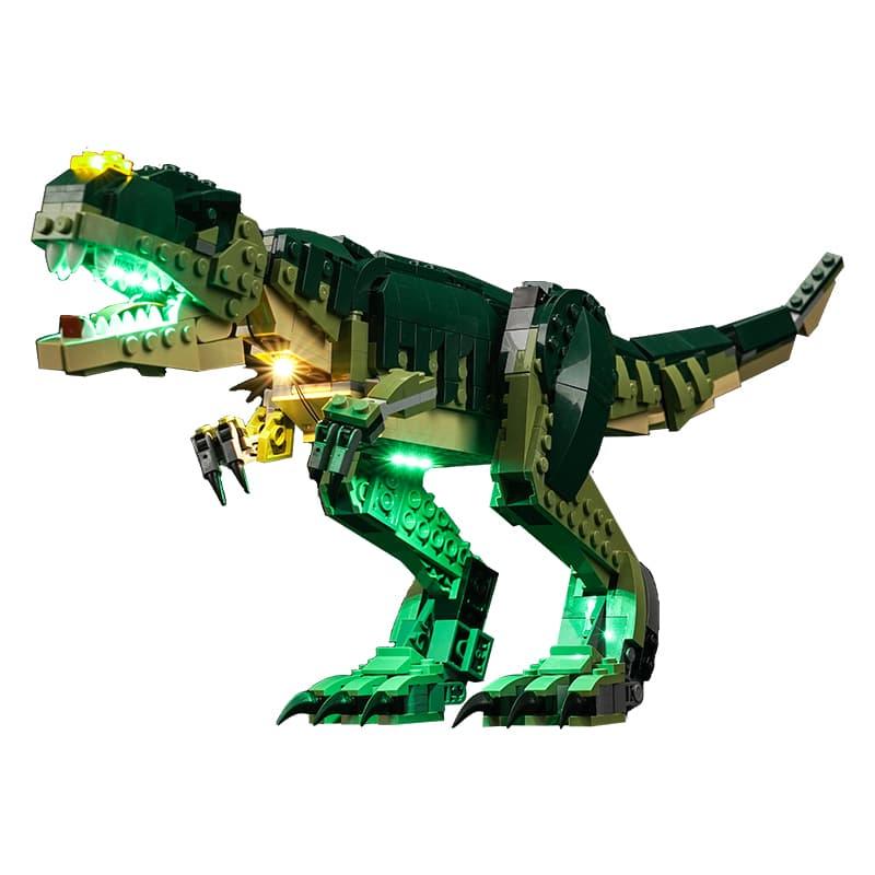 LEGO Creator 3 in 1 T. rex 31151 Light Kit - LED Lighting Set for Dinosaur Building Blocks - Perfect for Night Display & Model Showcase