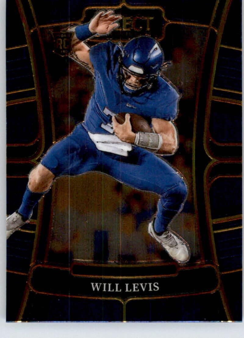 2023 Panini Select Draft Picks Blue #3 Will Levis Kentucky Wildcats Rookie Card - NCAA Football Trading Card in NM Condition | Perfect for Collectors, Sports Memorabilia Enthusiasts & Fantasy Football Fans