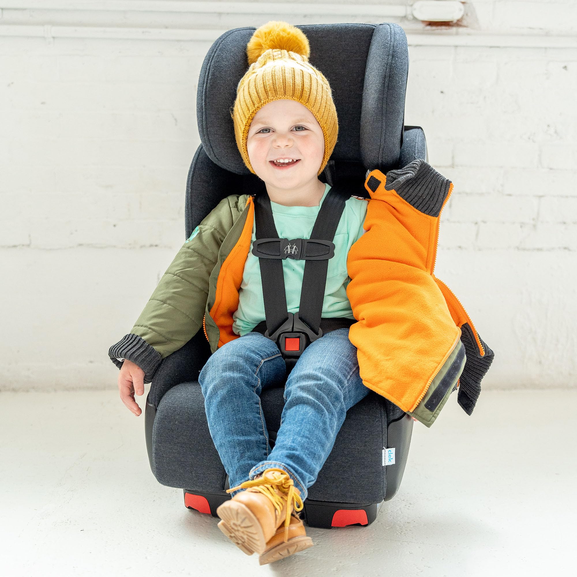 Buckle Me Baby Winter Coat - Safe & Warm Car Seat Jacket for Boys & Girls (6 Months to 6 Years) | Shark Tank Featured | Perfect for Winter Outings & School Drop-offs