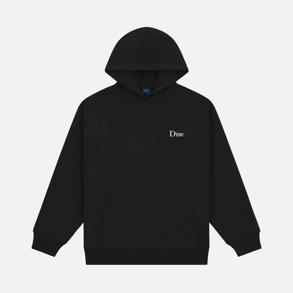 Classic Small Logo Hoodie for Men & Women - Black | Soft Cotton Pullover Sweatshirt for Casual Wear, Gym, and Outdoor Activities