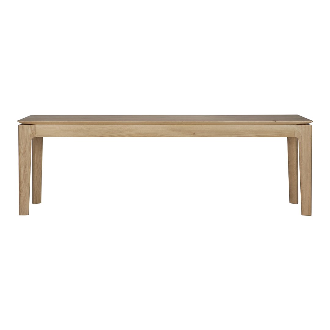Alain Van Havre Bok Bench by Ethnicraft - Modern Wooden Storage Bench with Handcrafted Design - Perfect for Entryway, Living Room, or Bedroom Storage