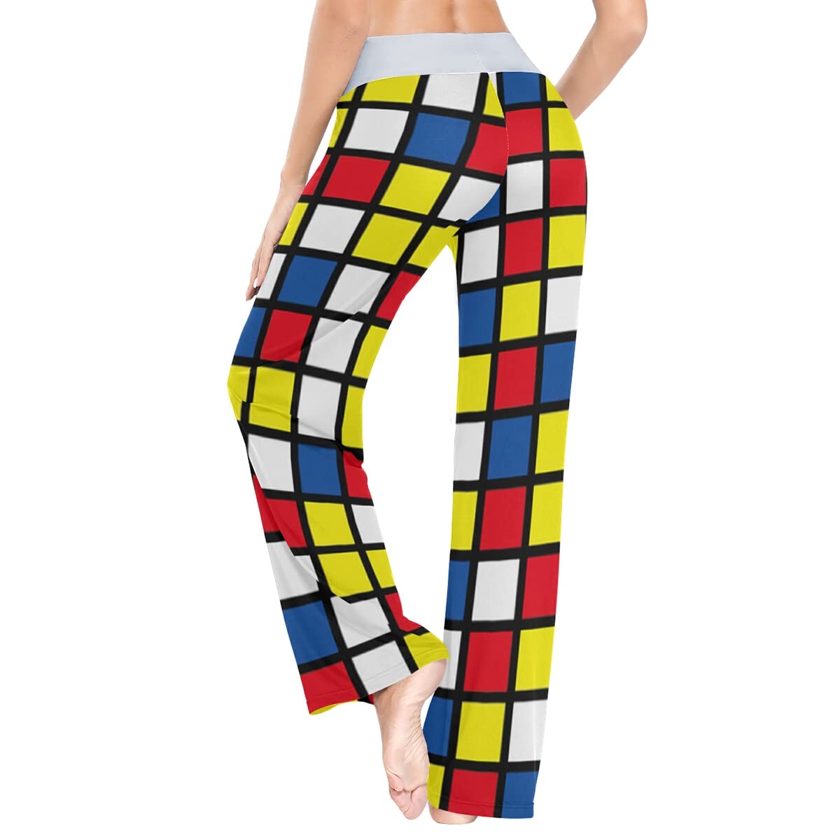 Women's Loose Casual Comfy Pajama Pants with Drawstring - Wide Leg Palazzo Lounge Pants for Sleeping, Yoga & Home Relaxation