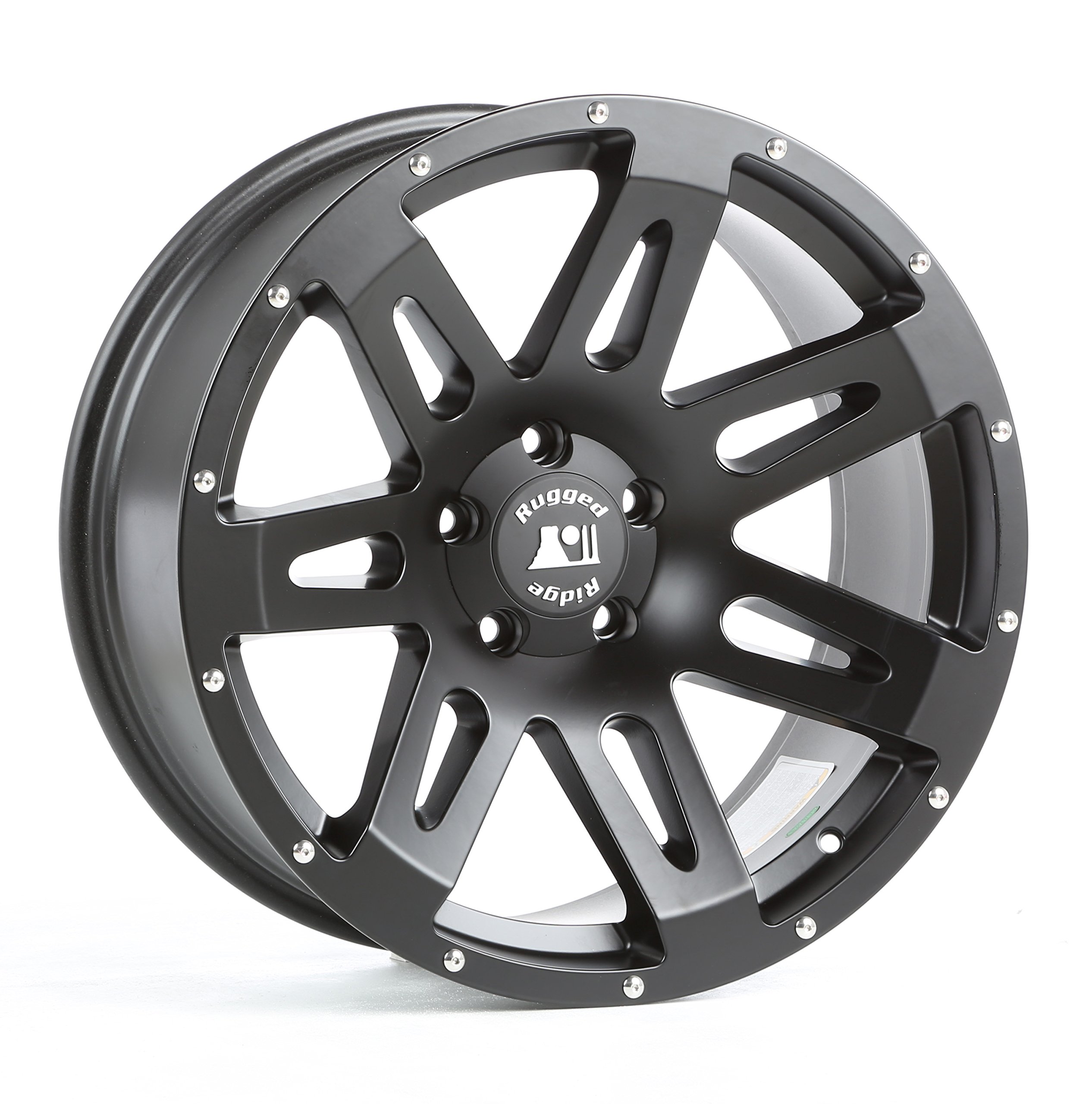 Rugged Ridge XHD 20x9 Black Satin Wheel 15306.01 for 2007-2025 Jeep Wrangler JK/JL & 2020-2025 Jeep Gladiator JT - Off-Road, Rock Crawling & Daily Driving