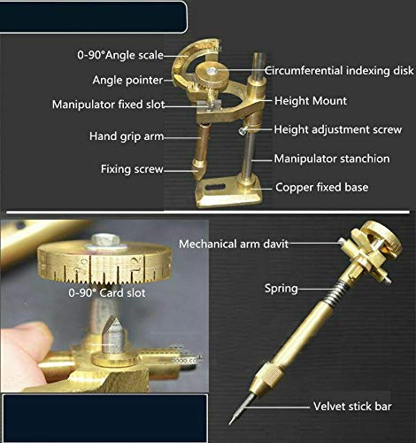 Professional Gem Faceting Machine 110V 180W - Jewelry Angle Polisher & Gemstone Grinding Machine for Rings, Bench Polishing - 2800r/min High Speed - Perfect for Jewelry Making, Lapidary & Stone Surface Finishing