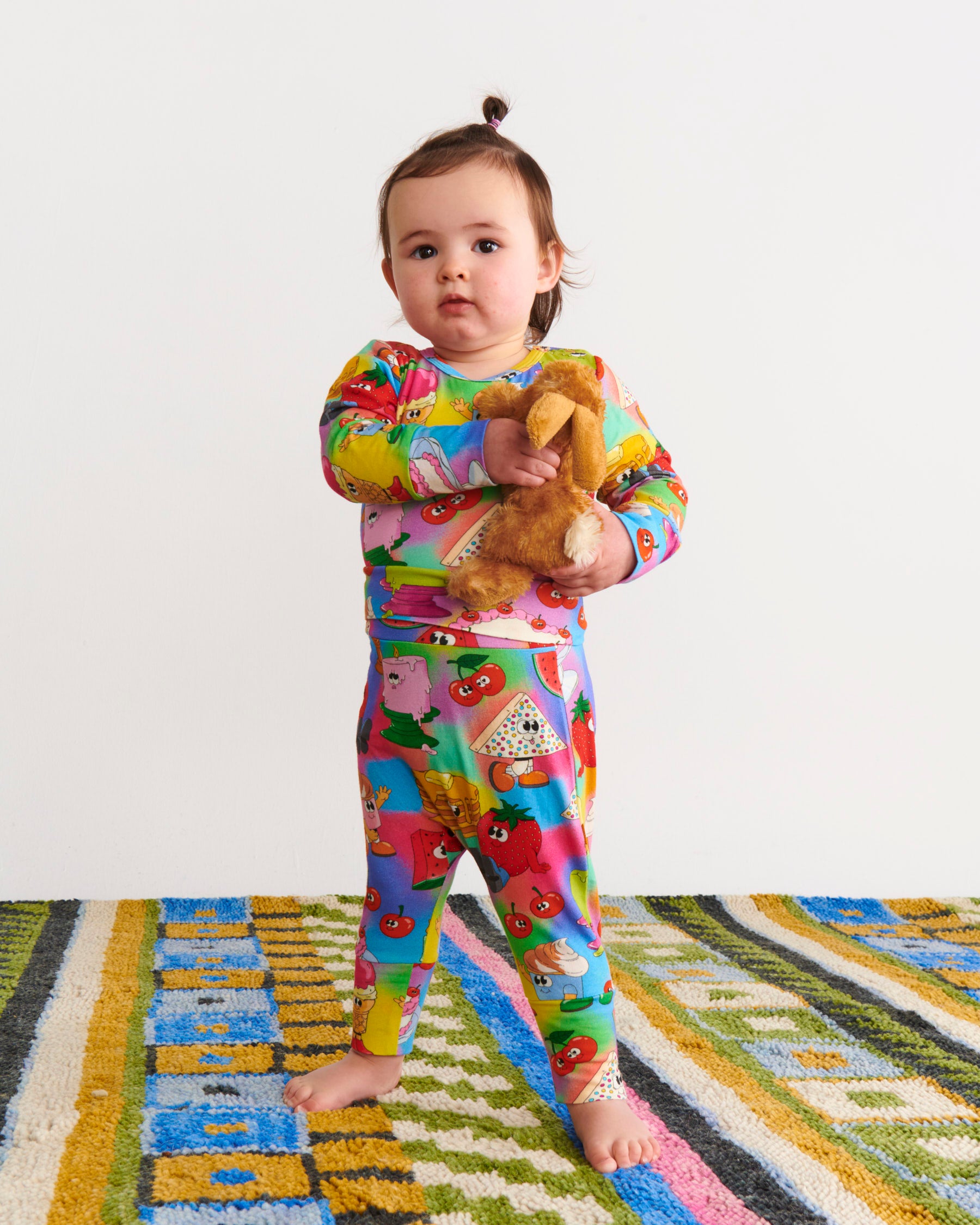 Just Dessert Organic Long Sleeve Romper for Baby Girls | Soft Cotton Jumpsuit | Perfect for Playdates & Photo Shoots